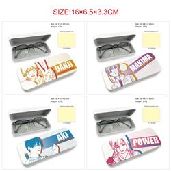 chainsaw man anime glasses case