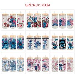 stitch anime glass 350ml