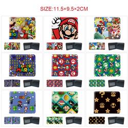 Super Mario anime wallet 11.5*9.5*2cm