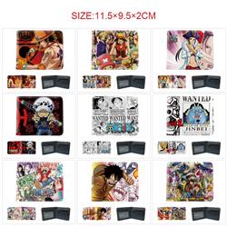 One Piece anime wallet 11.5*9.5*2cm