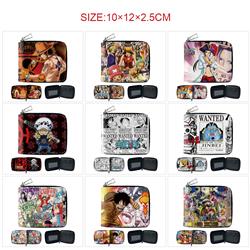 One Piece anime wallet 10*12*2.5cm