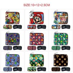 Super Mario anime wallet 10*12*2.5cm