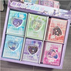 Genshin Impact anime small card book 24 pcs a set