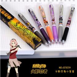 Naruto anime neutral pen 0.5mm black 22pcs a set