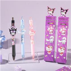 Kuromi anime neutral pen 0.5mm black 24pcs a set