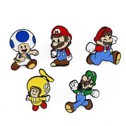 Super Mario anime pin