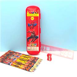 spider man anime colored pencil set