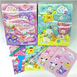 Kuromi anime stationery set 8pcs a set