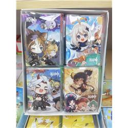 Genshin Impact anime notebook with pen set 24 pcs a set