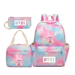 BTS anime Backpack 3pcs a set