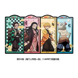 Demon slayer kimets anime card set