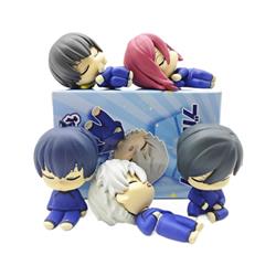 Blue Lock anime figure set 4cm 5pcs a set