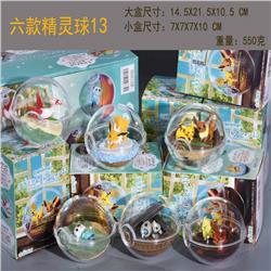 Pokemon anime figure set 6cm 6pcs a set