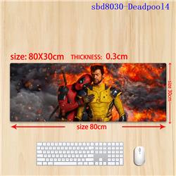 Deadpool anime mouse pad 80*30*0.3cm（lockrand）