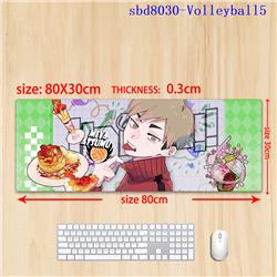 Haikyuu anime mouse pad 80*30*0.3cm（lockrand）