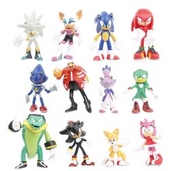 Sonic anime figure set 6cm 12pcs a set