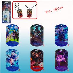 Genshin Impact anime keychain