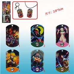 Demon slayer kimets anime keychain