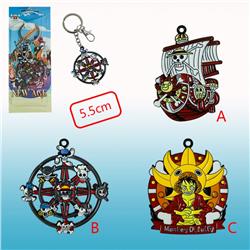 One Piece anime keychain