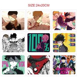 Mob Psycho 100 anime Mouse pad 24*20cm 5pcs a set