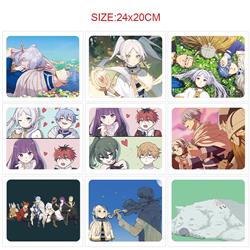 Sousou no frieren anime Mouse pad 24*20cm 5pcs a set