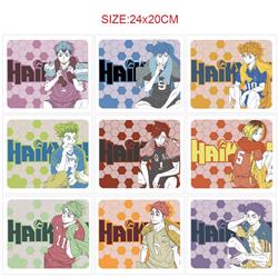 Haikyuu anime Mouse pad 24*20cm 5pcs a set