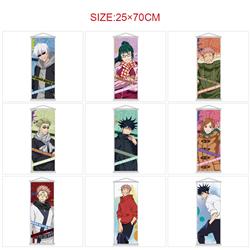 jujutsu kaisen anime wallscroll 25*70cm price for 5 pcs