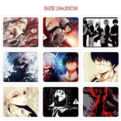 Tokyo Ghoul anime Mouse pad 24*20cm 5pcs a set