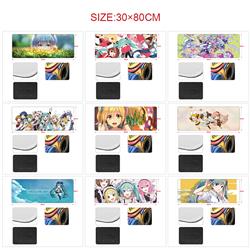 Hatsune Miku anime Mouse pad 30*80cm