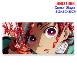 Demon slayer kimets anime Mouse pad 80*30cm