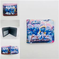 The smurfs anime wallet