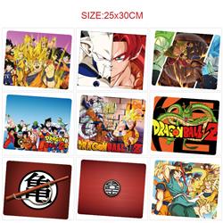 Dragon ball anime Mouse pad 25*30cm