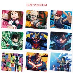 My Hero Academia anime Mouse pad 25*30cm