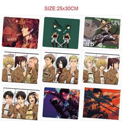 Attack on Titan anime Mouse pad 25*30cm