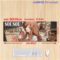 Sousou no Frieren anime  mouse pad 80*30*0.3cm（lockrand）