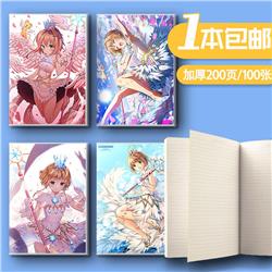 card captor sakura anime notebook