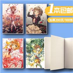 card captor sakura anime notebook