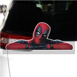 Deadpool anime car sticker