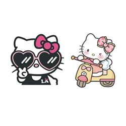 hello kitty anime car sticker