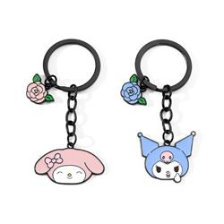 Kuromi anime keychain