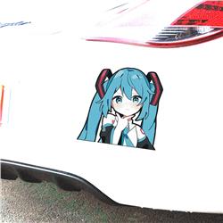 Hatsune Miku anime car sticker