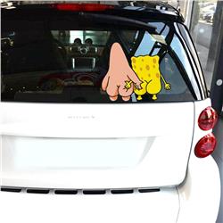 SpongeBob anime car sticker