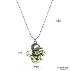 One Piece anime necklace