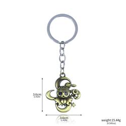 One Piece anime keychain