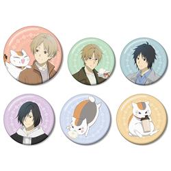 natsume yuujinchou anime pin 6pcs a set