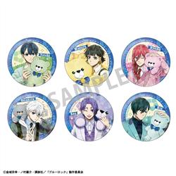 Blue Lock anime pin 6pcs a set