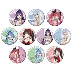 Date A Live anime pin 10pcs a set