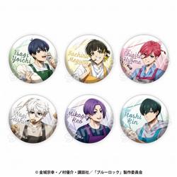 Blue Lock anime pin 6pcs a set