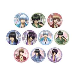 Gintama anime pin 10 pcs a set