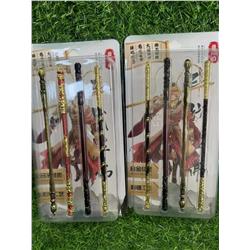 Black Myth: Wukong anime weapon 21cm+frame 4pcs a set